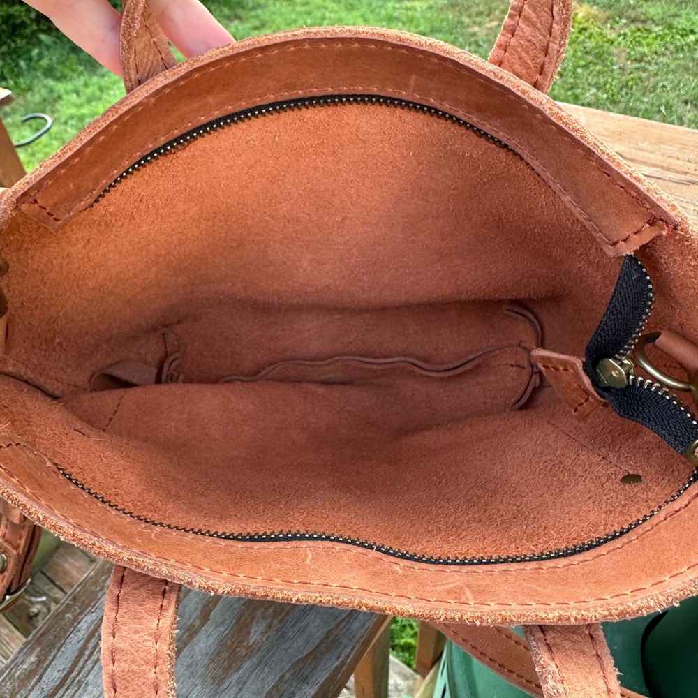Portland Leather Mini Tote in Dakota - Picture 3 of 4